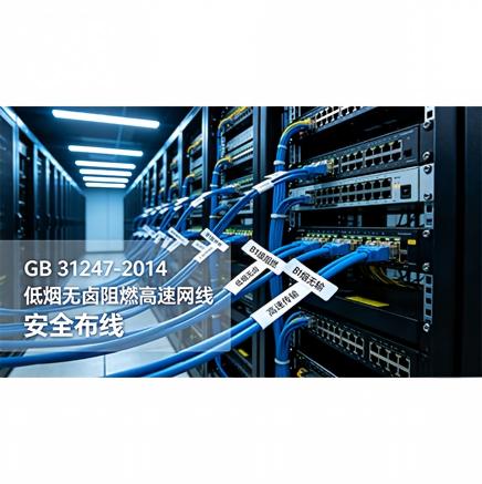 L-linke Communication B1 Grade Flame-Retardant High-Speed Network Cable